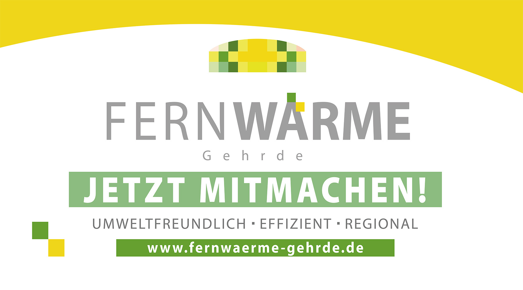 Fernwärme Gehrde Banner
